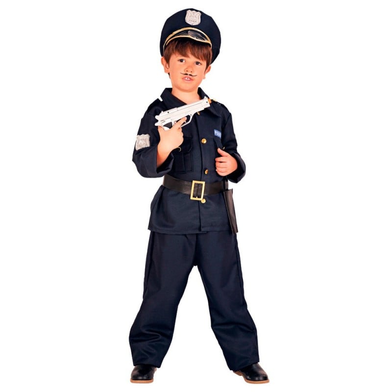 Chaleco Placa Armas de Juguete y más Accesorios deAO Disfraz de Policía Juego Infantil de Imitación Conjunto de Uniforme Policial Incluye Gorra 