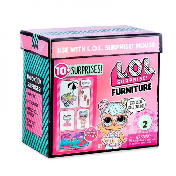 L.O.L. Surprise Furniture Pack + Muñeca Varios Modelos