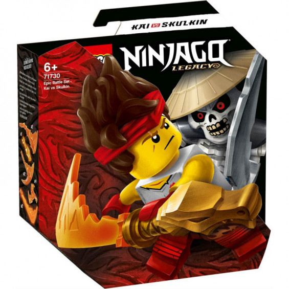 LEGO Ninjago Set de Batalla Legendaria: Kai Vs. Skulkin - 71730