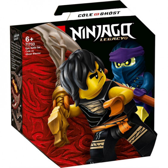 LEGO Ninjago Set de Batalla Legendaria: Cole Vs. Guerrero Fantasma - 71733