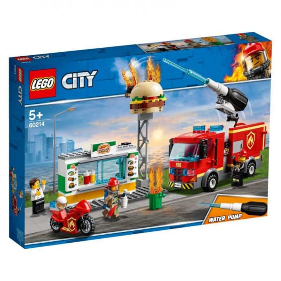 LEGO City Fire Rescate del Incendio en la Hamburguesería - 60214