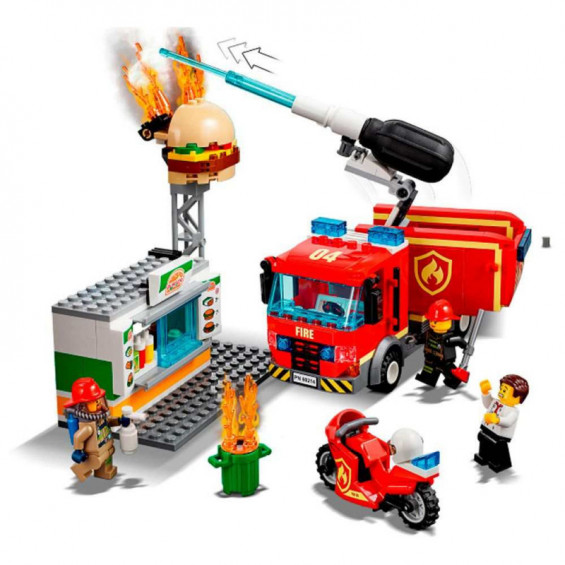 LEGO City Fire Rescate del Incendio en la Hamburguesería - 60214