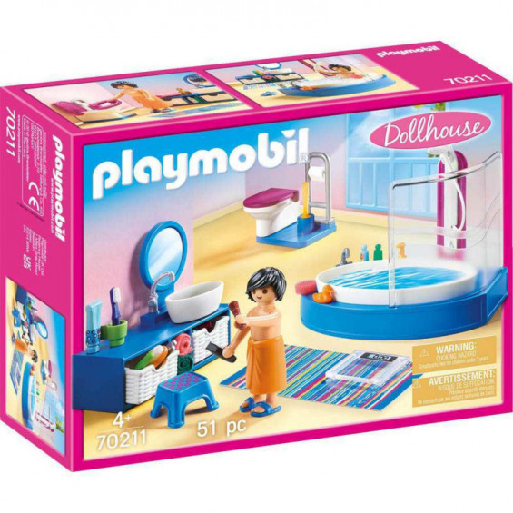 Playmobil Dollhouse Baño - 70211