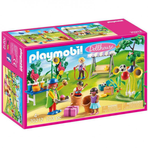 Playmobil Dollhouse Fiesta de Cumpleaños Infantil - 70212