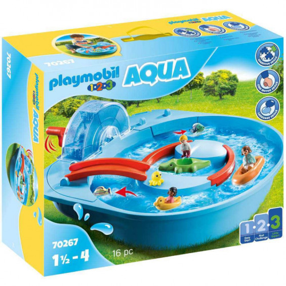 Playmobil 1.2.3 Aqua Parque Acuático - 70267