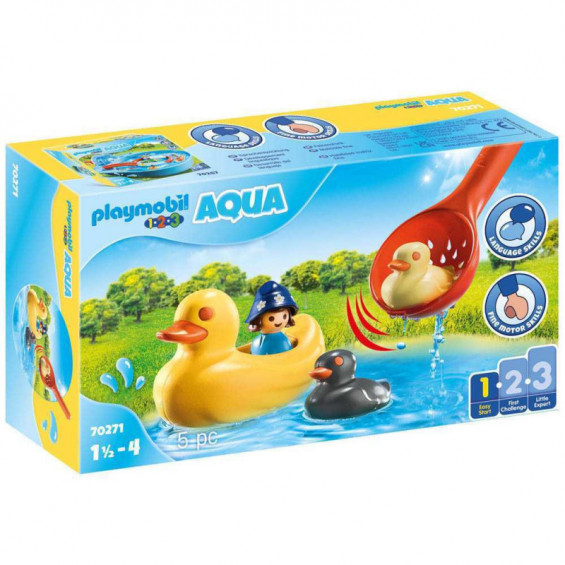 Playmobil 1.2.3 Aqua Familia de Patos - 70271