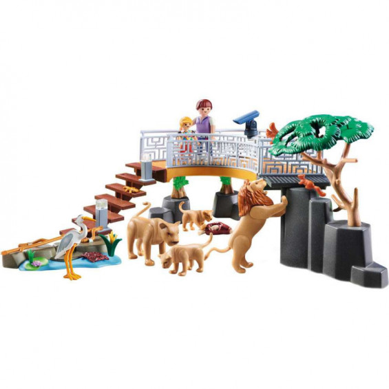 Playmobil Family Fun Recinto Exterior de Leones - 70343
