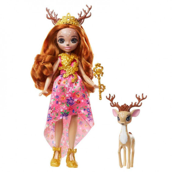 Enchantimals Royal Queen Daviana y Mascota Grassy
