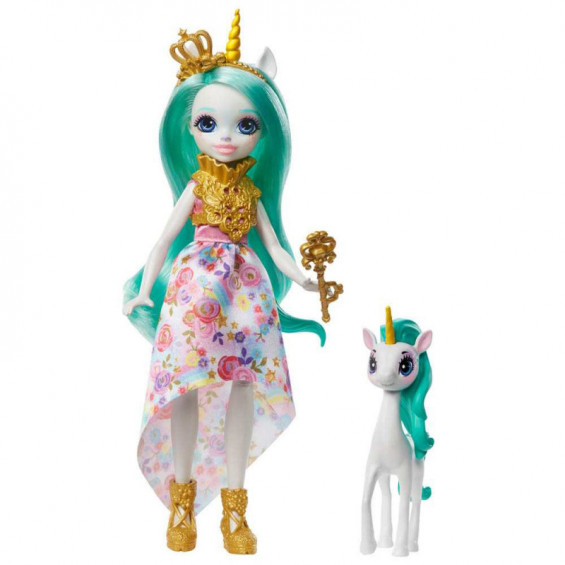 Enchantimals Royal Queen Unity y Mascota Stepper