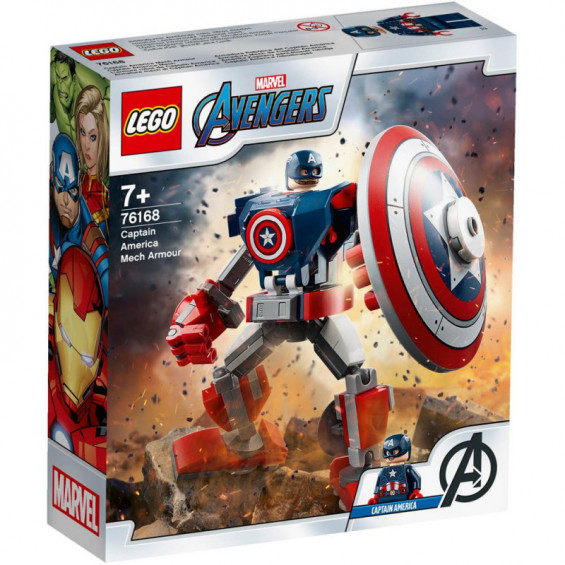 LEGO Súper Héroes Armadura Robótica del Capitán América - 76168