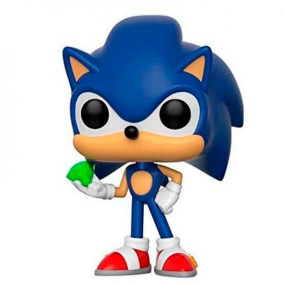 Funko Pop! Games Sonic The Hedgehog Figura de Vinilo Sonic con Esmeralda