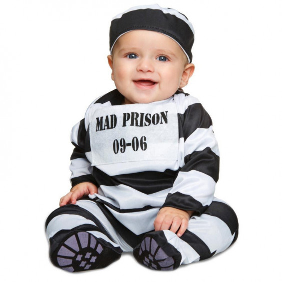 Disfraz Bebé Prisionero Talla 7-12 Meses