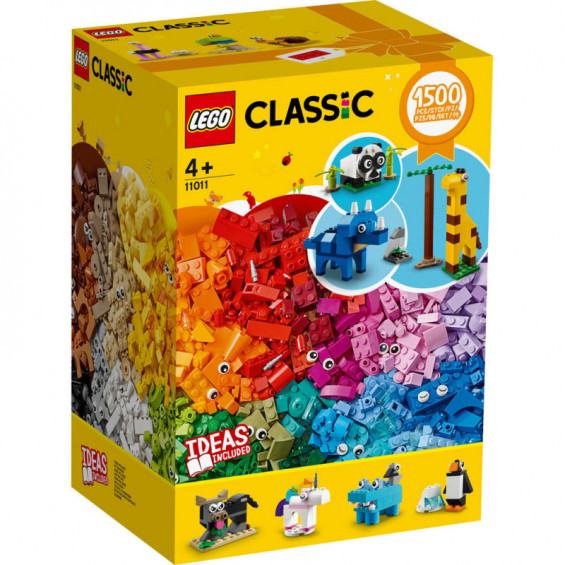 LEGO Classic Ladrillos y Animales Exclusiva 1500 Piezas - 11011