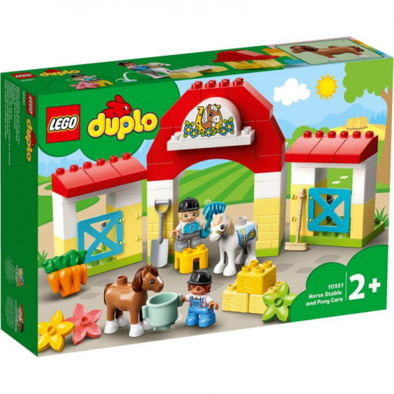 LEGO Duplo Town Establo con Ponis - 10951