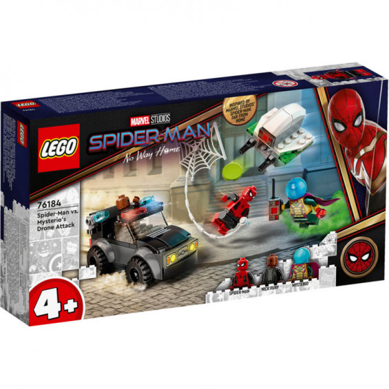 LEGO Súper Héroes SPIDER-MAN vs. Ataque del Dron de Mysterio-76184