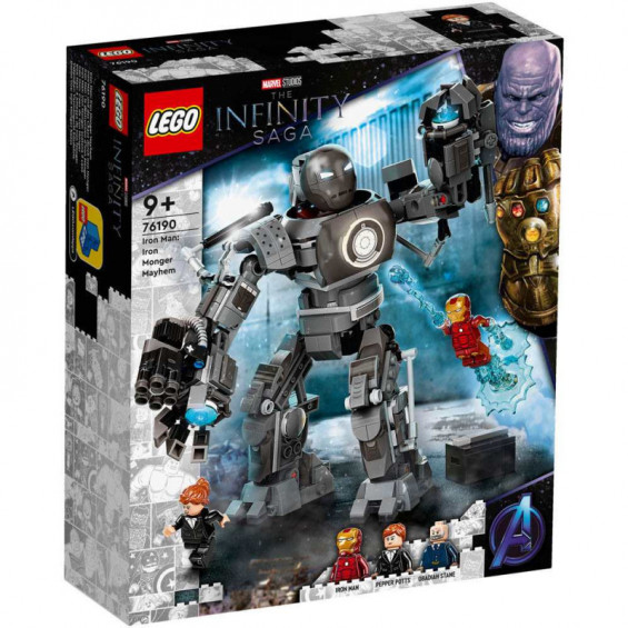 LEGO Súper Héroes Iron Man: Caos de Iron Monger - 76190