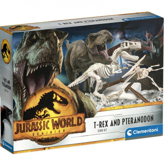 Jurassic World Kit de Excavación TRex y Pteranodon