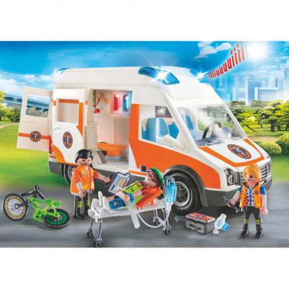 Playmobil City Life Ambulancia con Luces - 70049