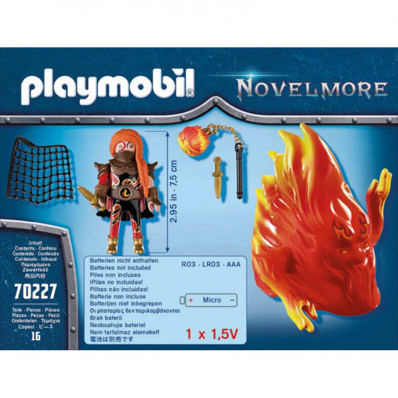 Playmobil Novelmore Espíritu de Fuego Bandidos Burnham - 70227