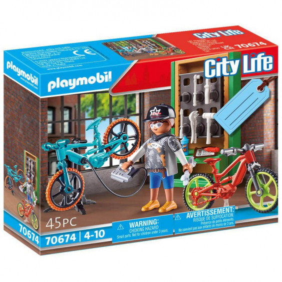 Playmobil City Life Taller de Bicis - 70674