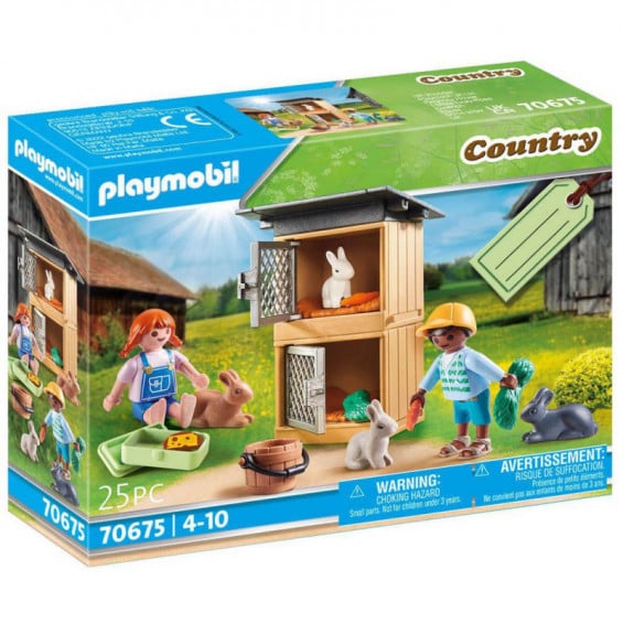 Playmobil Country Alimentar a los Conejos - 70675