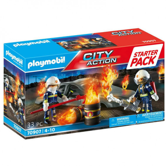 Playmobil City Action Starter Pack Simulacro de Incendios - 70907