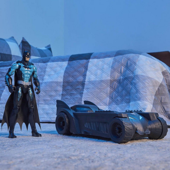 Batman Bat-Tech Batman con Batmóvil