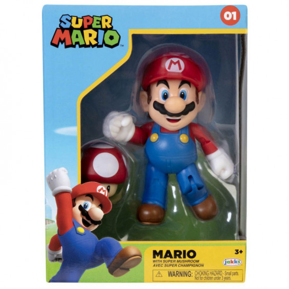 Nintendo Figura Mario 10 cm & Super Mush