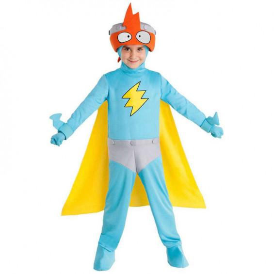 Disfraz Infantil Superthings Kid Kazoom Talla 4-5 Años