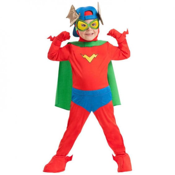 Disfraz Infantil Superthings Kid Fury Talla 4-5 Años
