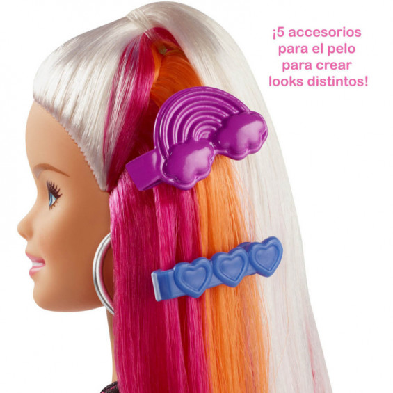 Barbie Fashion & Beauty Pelo Arcoiris