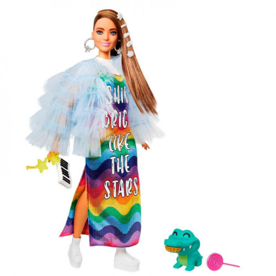 Barbie Extra Vestido Arcoiris