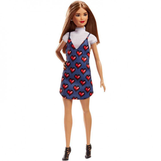 Barbie Fashionista Vestido Corazones