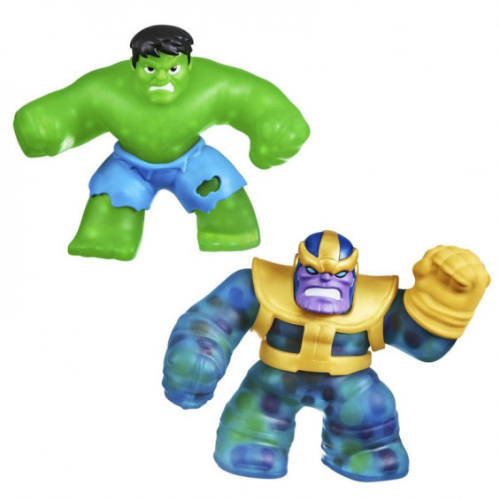 Goo Jit Zu Heroes Marvel Incredible Hulk Vs Infinity Power Thanos