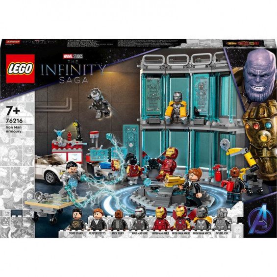 LEGO Marvel Armería de Iron Man - 76216