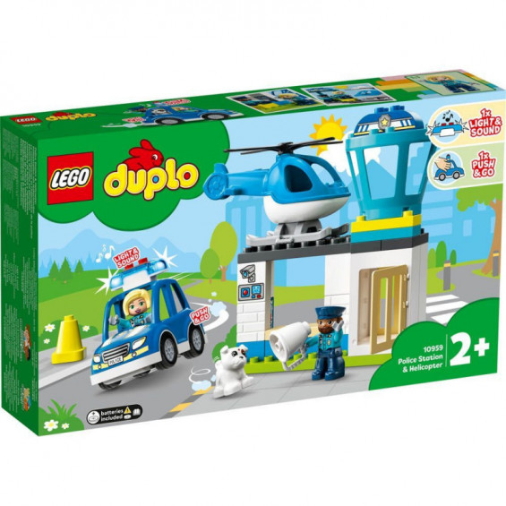 LEGO Duplo Comisaría de Policía y Helicóptero - 10959