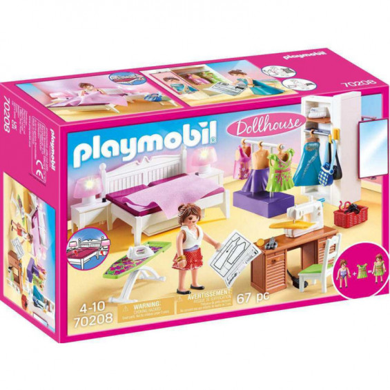 Playmobil Dollhouse Dormitorio - 70208