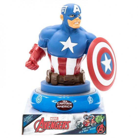 Capitán América Lámpara de Noche Figura