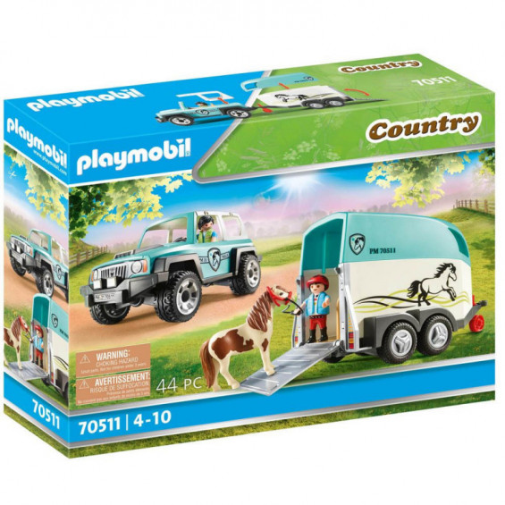 Playmobil Country Coche Remolque para Poni - 70511