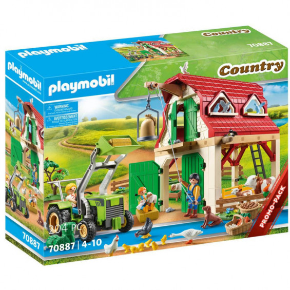 Playmobil Country Granja con Cría de Animales - 70887