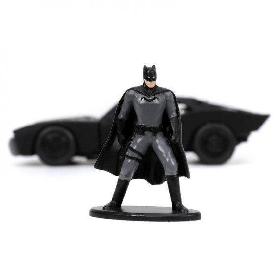 Batman Batmóvil Metal Escala 1:32 Con Figura Batman