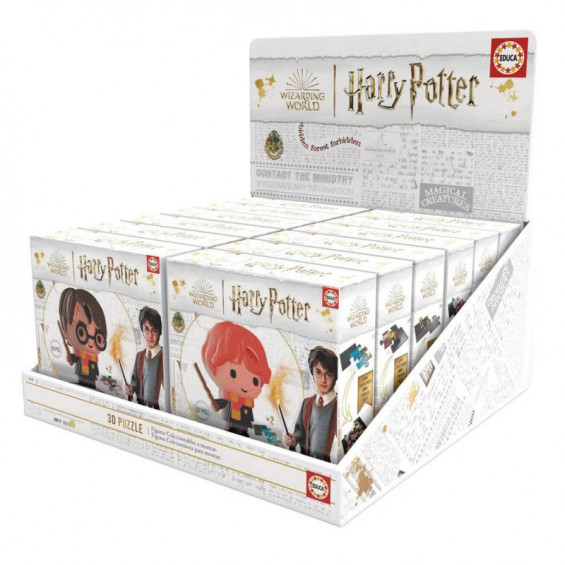 Puzzle 3D Mini Figuras Harry Potter Varios Modelos
