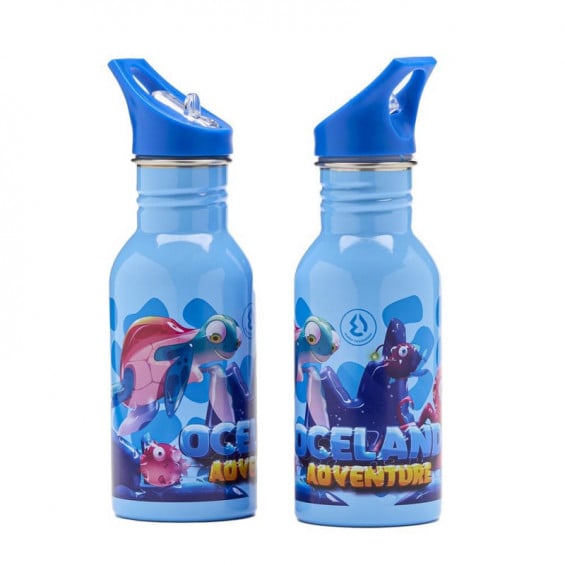 Botella cantimplora acero inoxidable 450ml de Frozen - Regaliz  Distribuciones Español