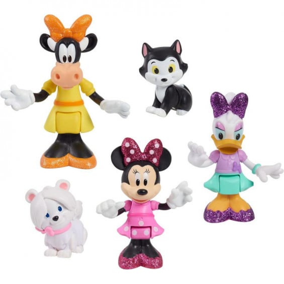 Minnie Mouse Set 5 Figuras Articuladas