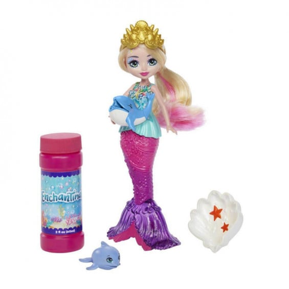 Enchantimals Royal Ocean Kingdom Bubblin Atlantia Mermaid Sirena Mágica