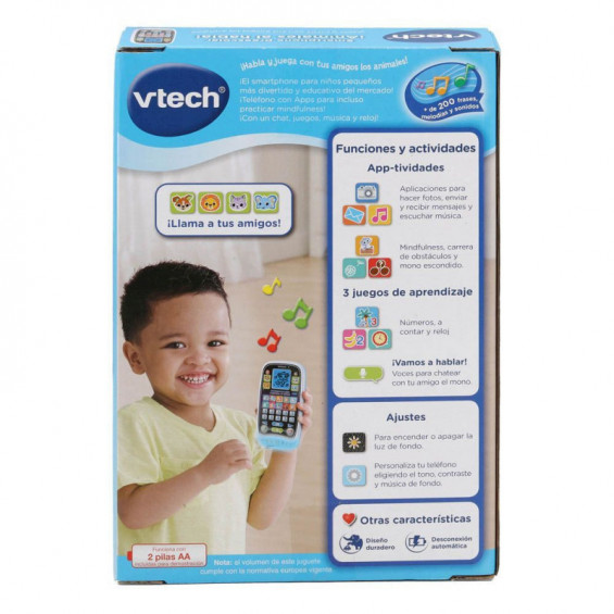Vtech Baby Smartphone Preescolar ¡Animales al Habla!