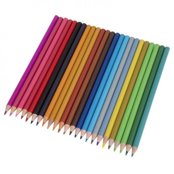 Manualidedos Tubo Lápices de Colores 24 Piezas