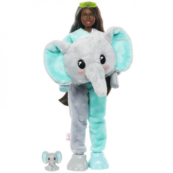 Barbie Cutie Reveal Serie Amigos De La Jungla Elefante