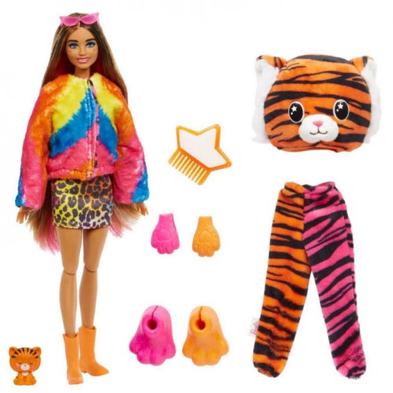 Barbie Cutie Reveal Serie Amigos De La Jungla Tigre - Juguettos
