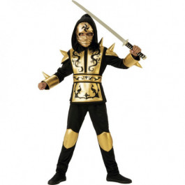 Disfraz Infantil Ninja Glow In Dark Talla M 5-7 Años - Juguettos